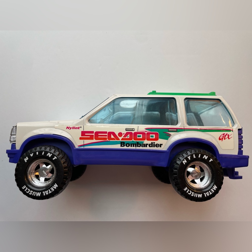 Vintage Nylint Sea-do plastic SUV. Made in USA